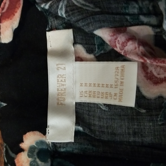 Faux Wrap Rose Maxi Skirt - Picture 4 of 7